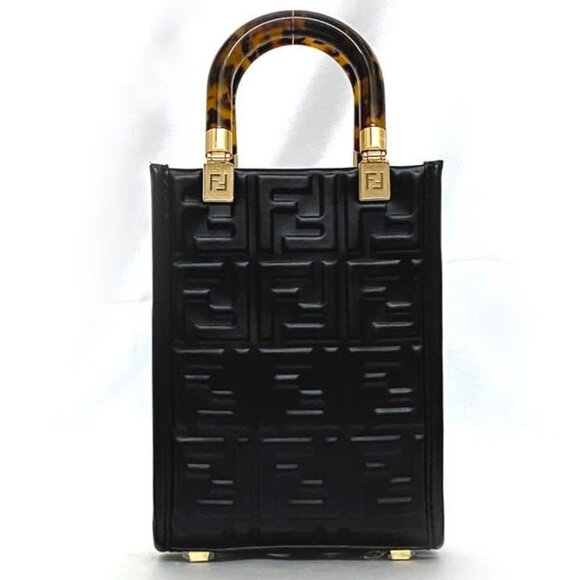 Fendi 2-Way Bag Sunshine Mini Black - Picture 3 of 10